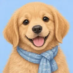 Golden Retriever card
