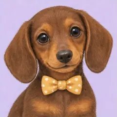 Dachshund card